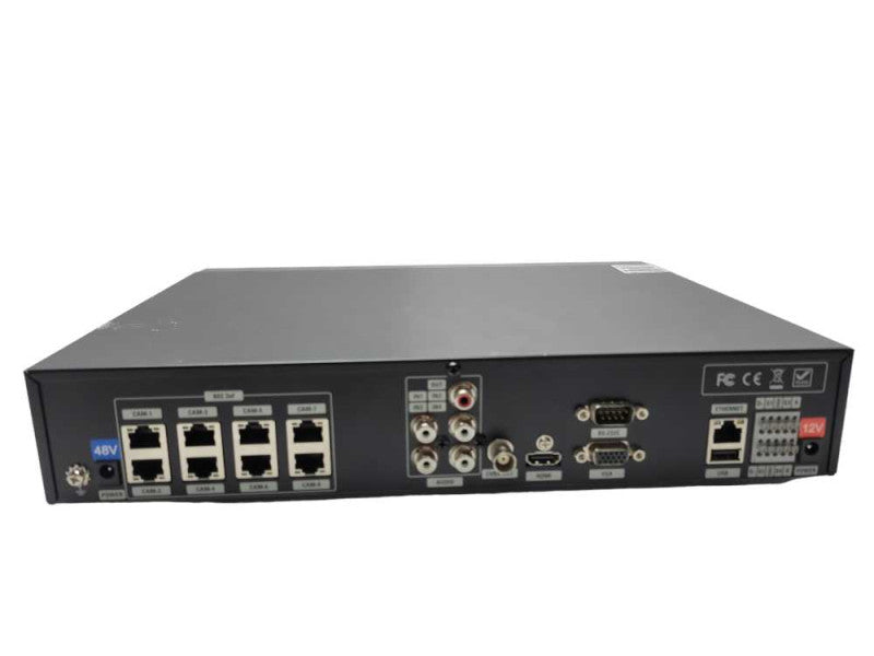 Speco 8 Channel NVR with Built-in PoE Ports - 3 TB HDD (N8ZS2TBK) _