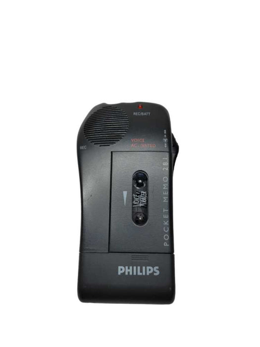 Philips Pocket Memo 281 Handheld Cassette Voice Recorder %