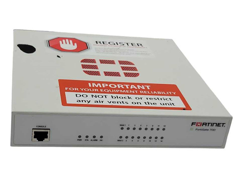 Fortinet Fortigate 70D FG-70D Firewall Network Security Appliance, READ _