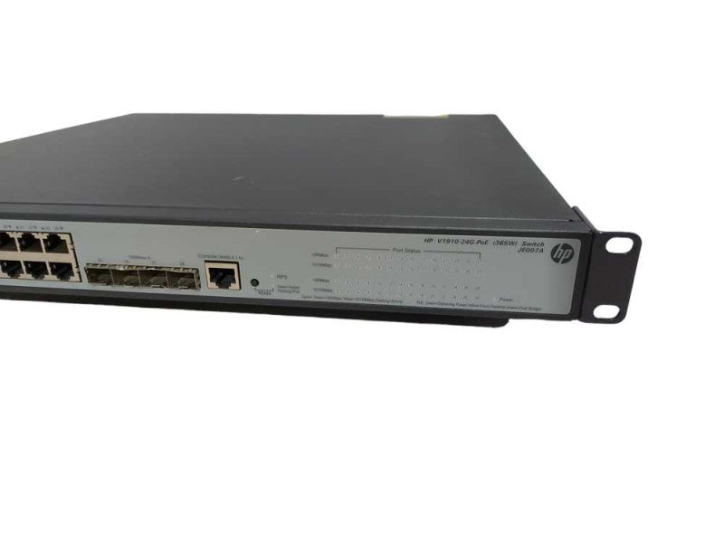 HP ProCurve V1910-24G-PoE 365W Gigabit Network Switch - Fact Reset #