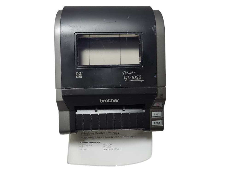 Brother QL-1050 P-touch QL-1050 Thermal Label Printer Wide Format 4X6 $