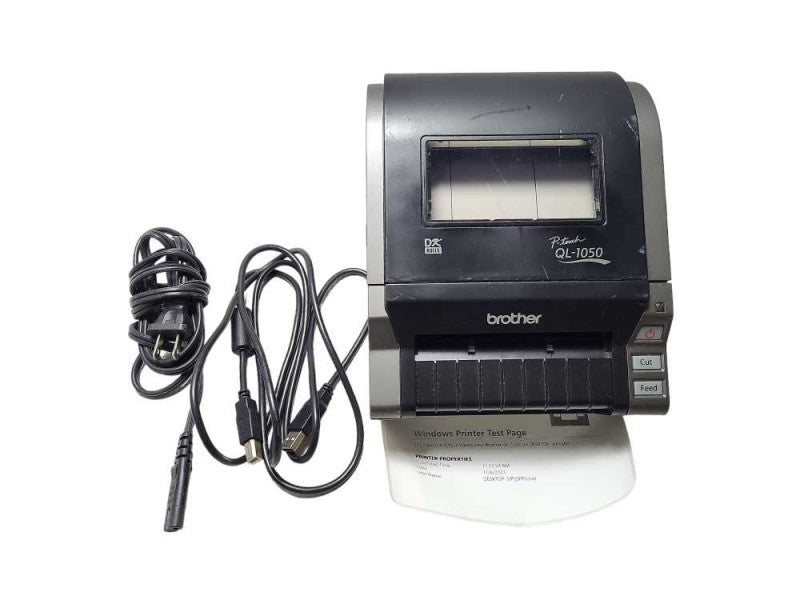 Brother QL-1050 P-touch QL-1050 Thermal Label Printer Wide Format 4X6 $