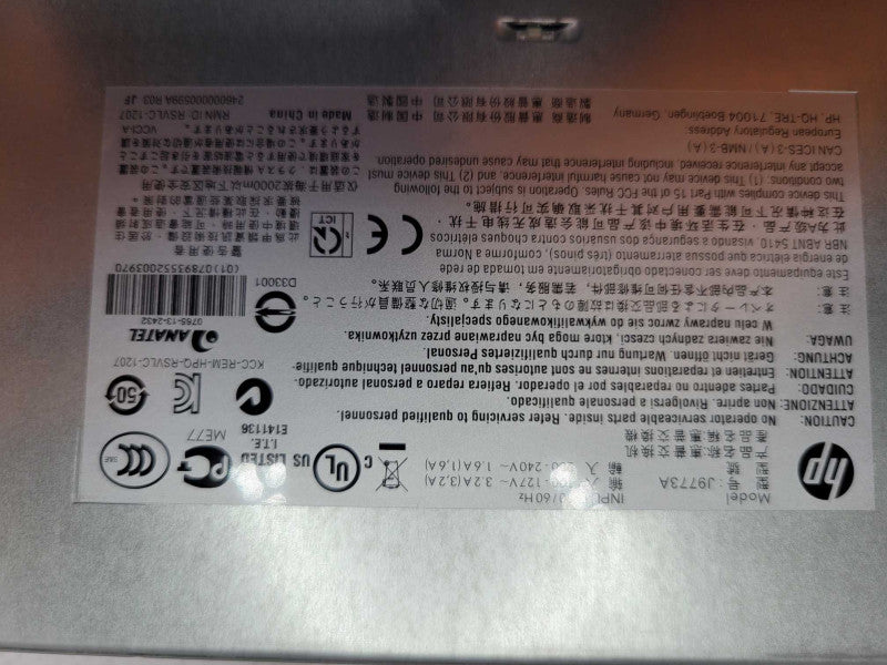 HP J9773A 2530-24G-PoE+ 24 Port PoE+ Gigabit Switch, Factory reset _