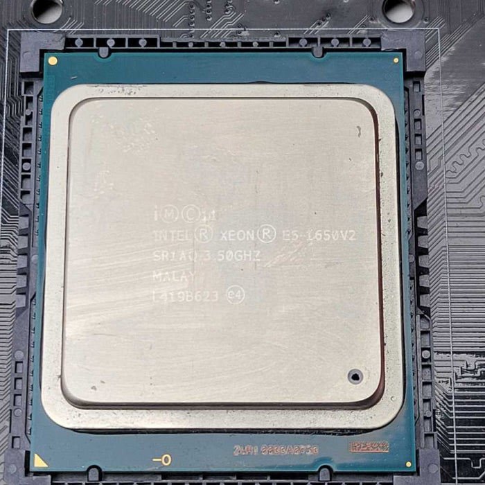 Gigabyte P9X79 WS MOBO with Intel Xeon E5-1650 V2@3.50GHz 16GB RAM READ  -