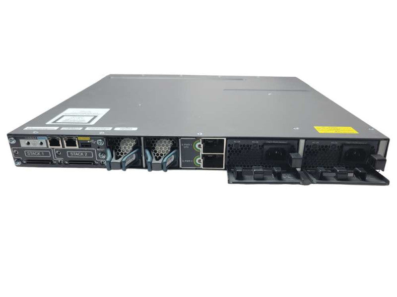 Cisco Catalyst WS-C3750X-24T-S V02 Switch w/ C3KX-NM-10G Module 2 x 350W PSU _