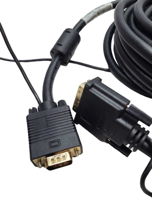 74-10160-02 B0 20ft M/M VGA Male to DVI-A Analog Monitor Cable with Audio &