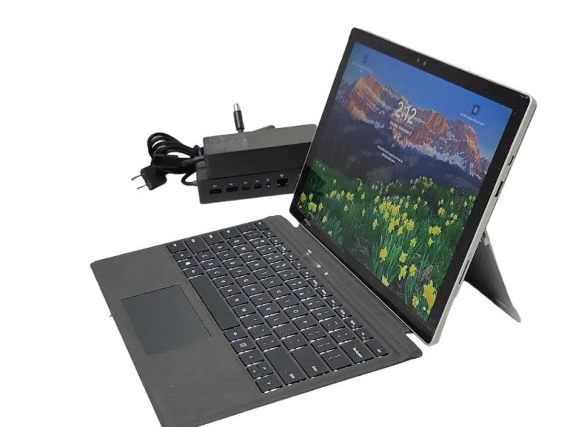 Microsoft Surface Pro 4 Core i5-6300U 2.4GHz 8GB RAM 256GB SSD W/ Power Adpt _