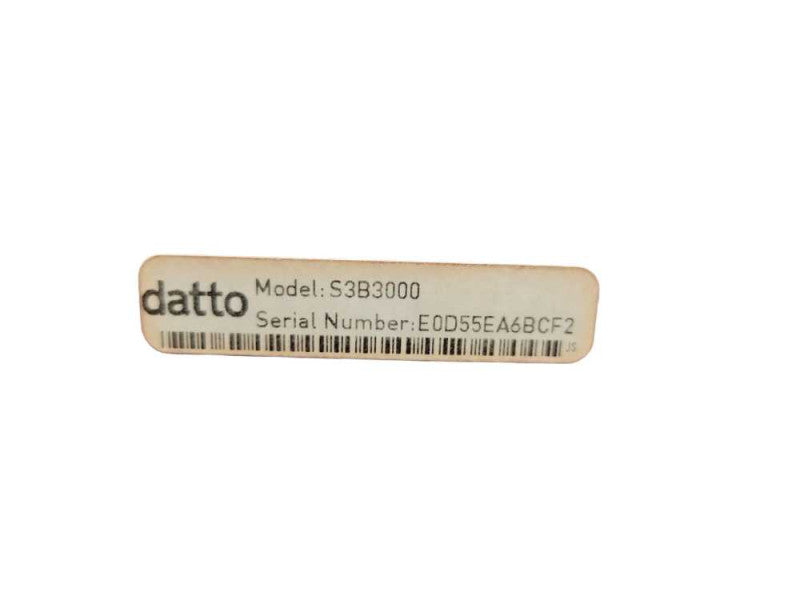 Datto S3B3000 4 Bay 3.5\\" NAS - Intel Xeon D-1521 | 32GB RAM  %
