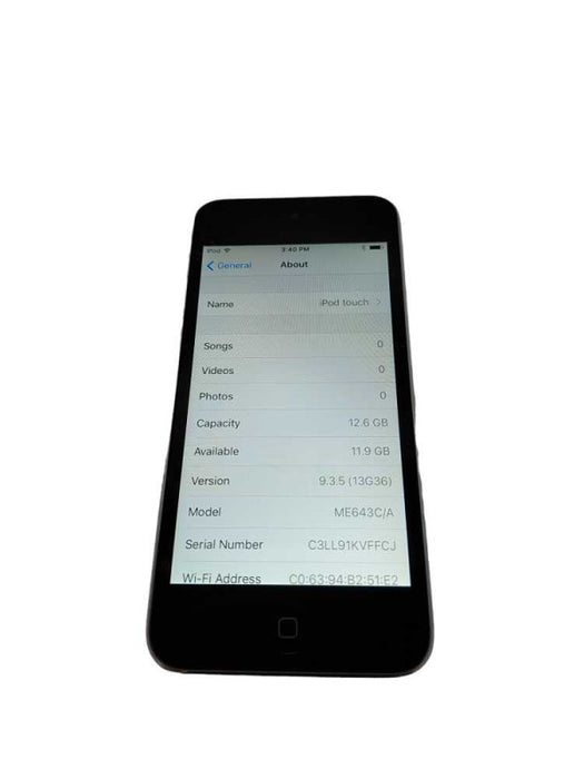 iPod A1509 5th Generation Silver 16gb #