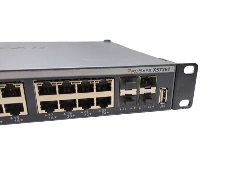 Netgear ProSAFE XS728T | 24-Port 10-Gigabit L2+ 4SFP+ Network Smart Switch )