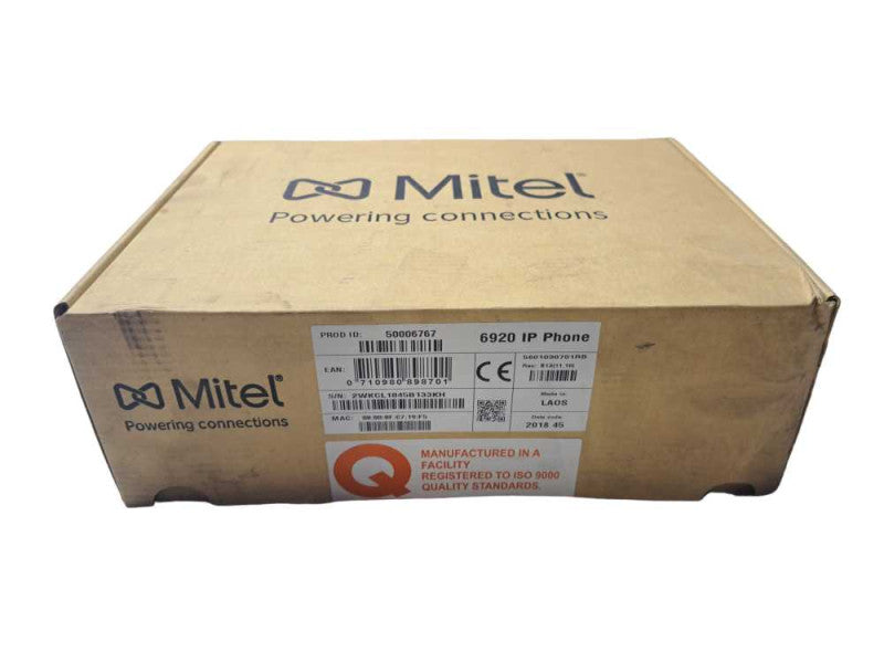 New Sealed | Mitel MiVoice 6920 IP Phone | PN: 50006767 Q)