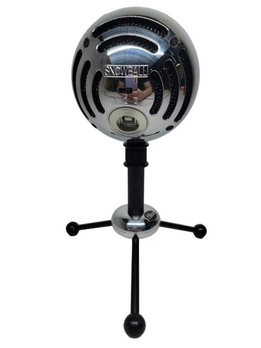 Blue Snowball Microphone + USB Cable and Stand %