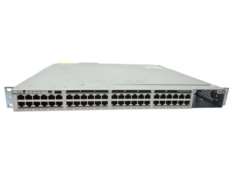 Cisco WS-C3850-48F-S 48 Port PoE+ Network Switch with 1 PWR-C1-1100WAC Read Q_