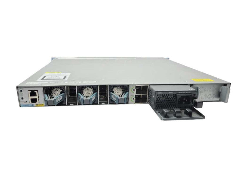 Cisco WS-C3850-48F-S 48 Port PoE+ Network Switch with 1 PWR-C1-1100WAC Read Q_