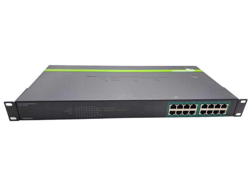 TRENDnet TPE-TG160G 16 Port PoE+ Rack Mountable Ethernet Switch )