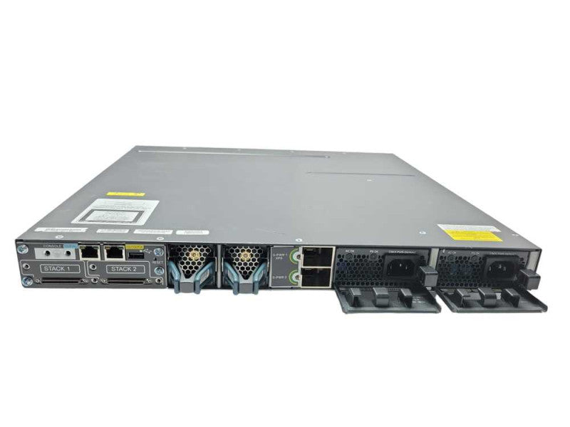 Cisco WS-C3750X-48T-L 48 Port Gigabit Managed Switch w/ 2x PSU Q_