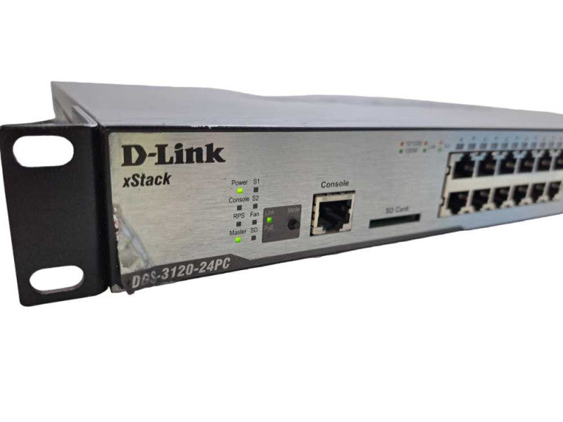 D-LINK DGS-3120-24PC xStack L3 Managed Gigabit Switch 20x PoE Ports & 4x SFP )