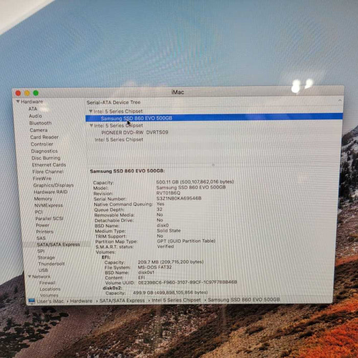Apple iMac Core i5-760 @2.8GHz 27\\" (Mid-2010) 512GB SSD & 8GB RAM  -