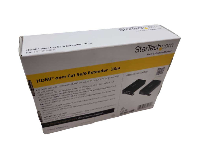 StarTech.com HDMI over Cat5e/6 Extender-30mPart#: ST121SHD30 &