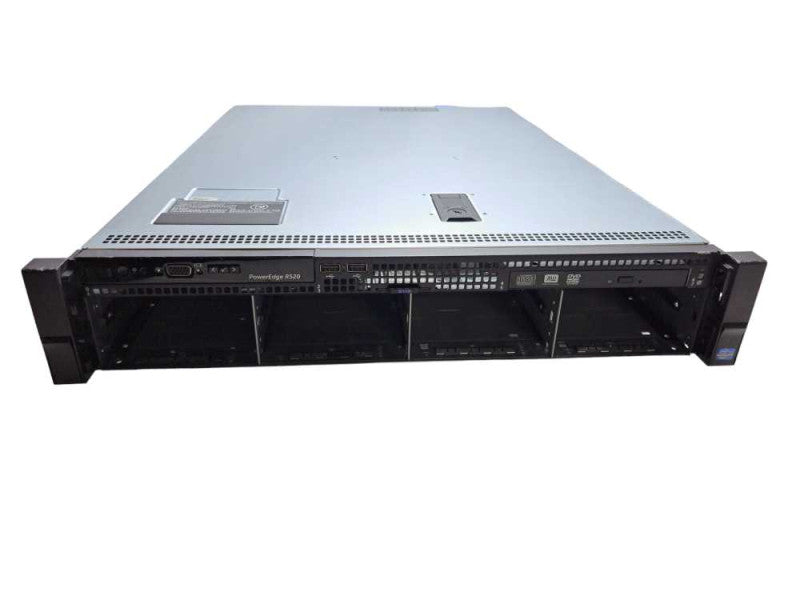 Dell PE R520 Server Xeon E5-2407 @ 2.20GHz 24GB Ram 1x 495W PSU No RAID )