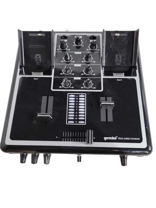 VINTAGE Gemini iTrax iPod DJ Mixer Console (BLACK) !