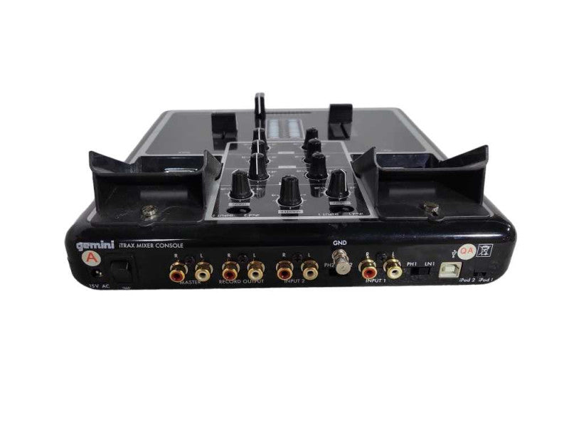 VINTAGE Gemini iTrax iPod DJ Mixer Console (BLACK) !