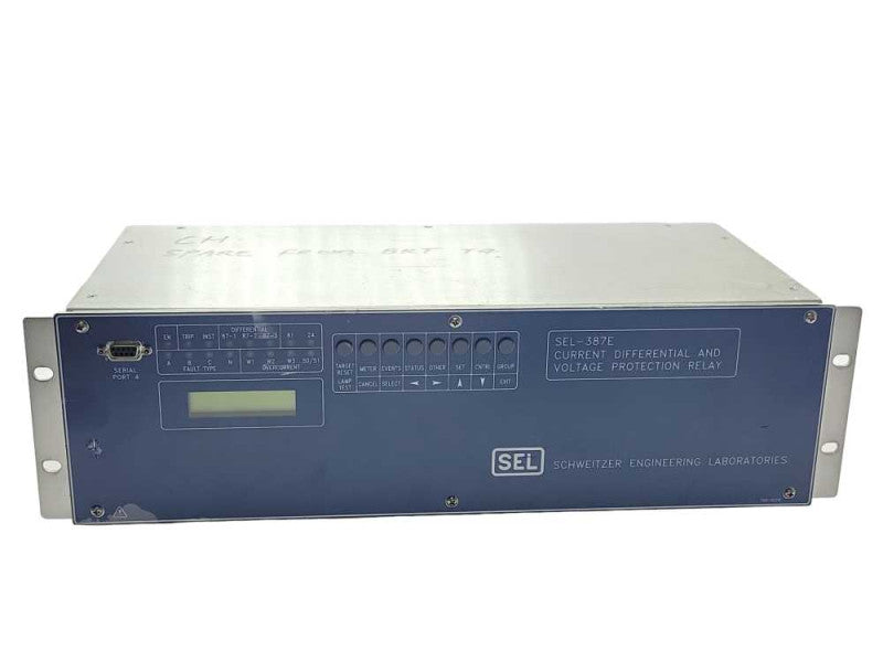 SCHWEITZER SEL-387E CURRENT DIFFERENTIAL AND VOLTAGE PROTECTION RELAY _