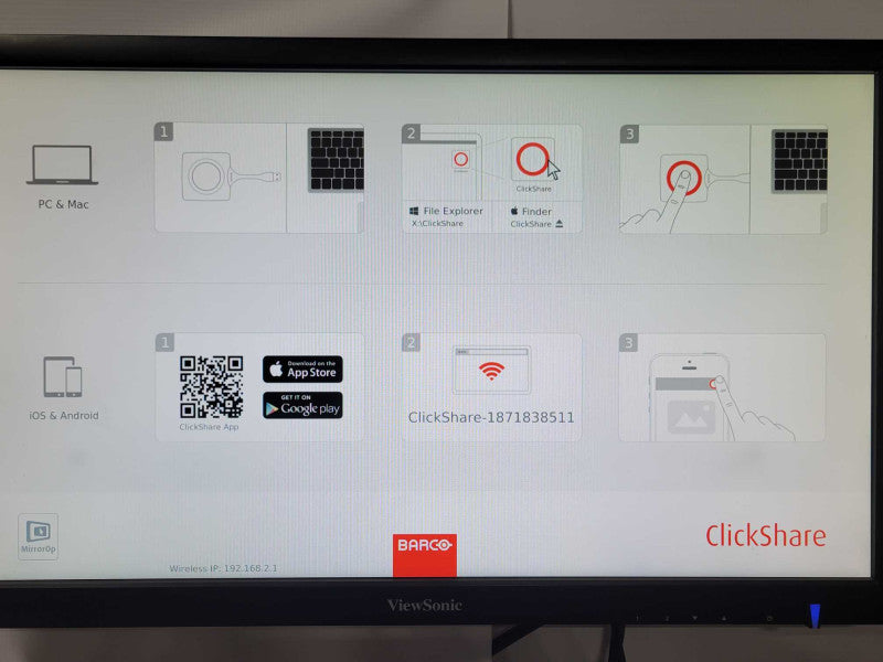 Barco ClickShare CS-100 Wireless Presentation System R9861510NA _