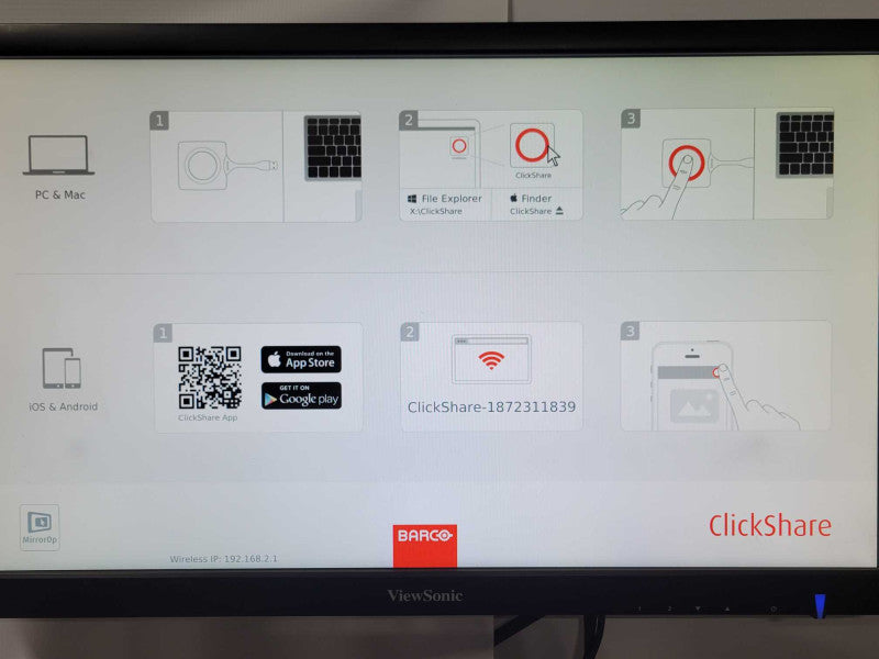 Barco ClickShare CSE-200 R9861520NA Wireless Presentation System READ _