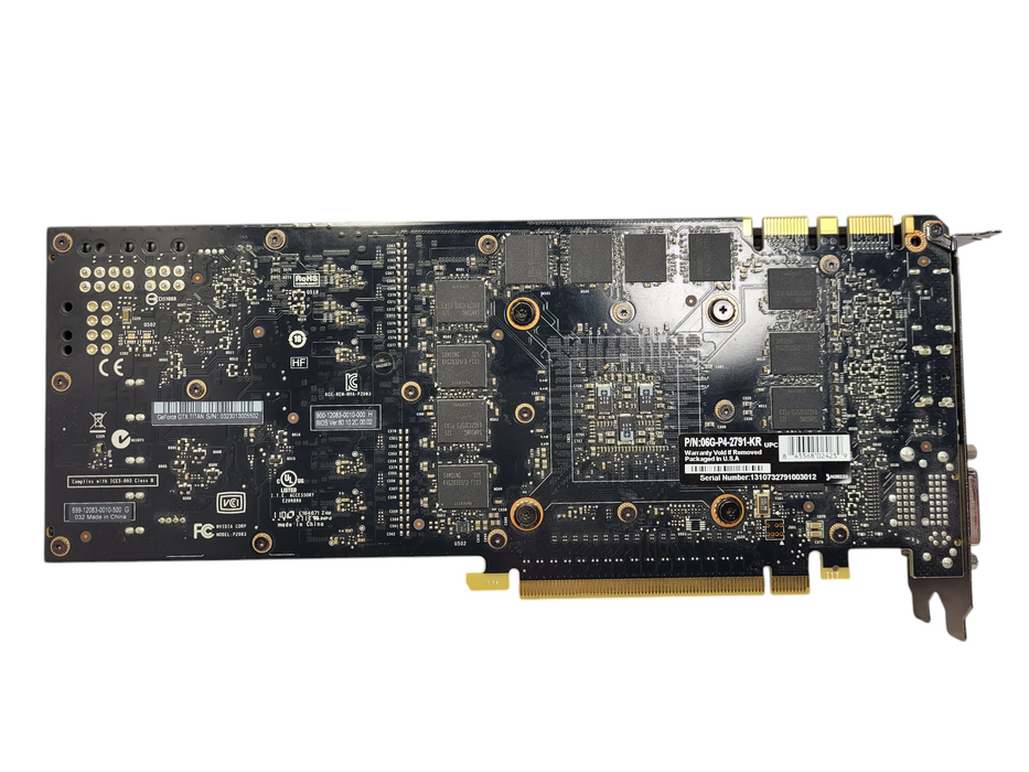 EVGA NVIDIA GeForce GTX TITAN Superclocked 6GB GDDR5 Video Card 06G-P4-2791-KR $