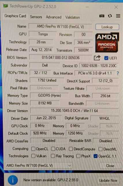 AMD FirePro W7100 8GB GDDR5 PCIe 4x DisplayPort GPU )