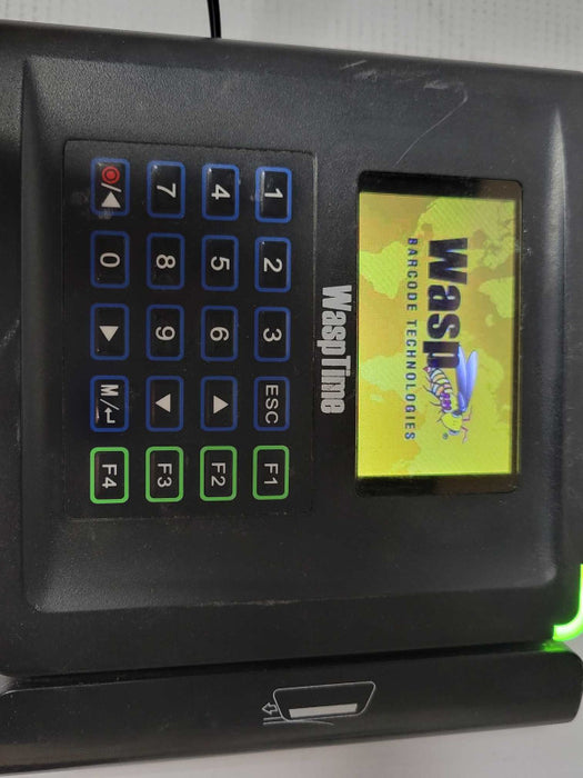 WASP Barcode Technologies BC100 Time attendance system w/ Power Adapter, SEE Q_