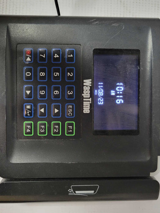 WASP Barcode Technologies BC100 Time attendance system w/ Power Adapter, SEE Q_