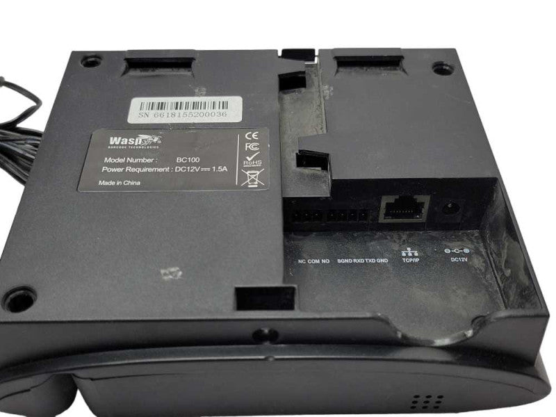 WASP Barcode Technologies BC100 Time attendance system w/ Power Adapter, SEE Q_