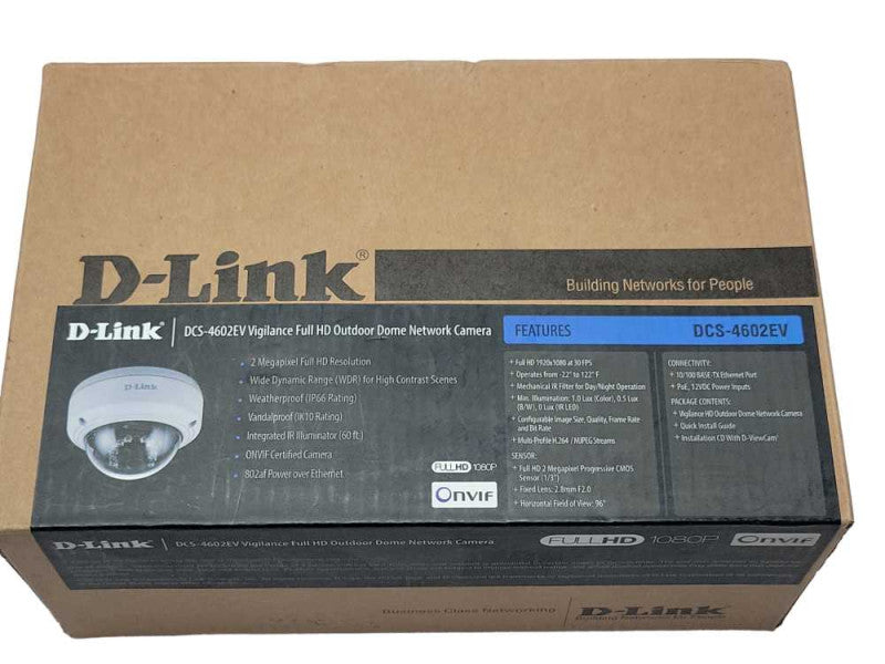 New DCS-4602EV Vigilance Full HD Outdoor Dome Network Camera _