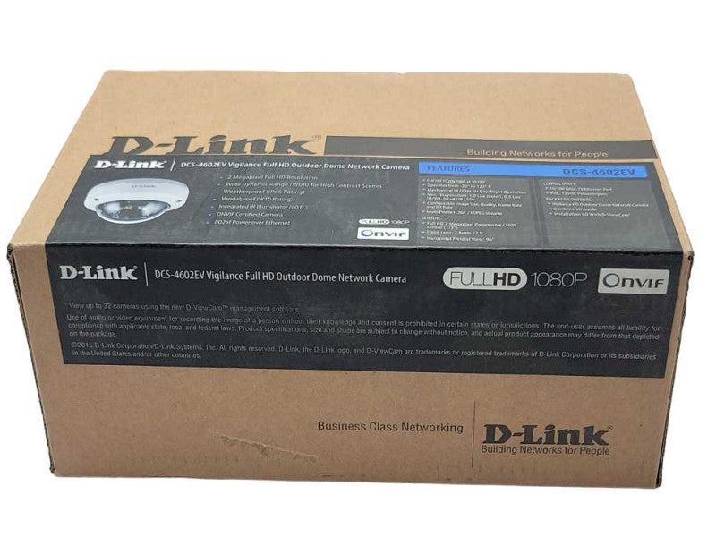 New DCS-4602EV Vigilance Full HD Outdoor Dome Network Camera _