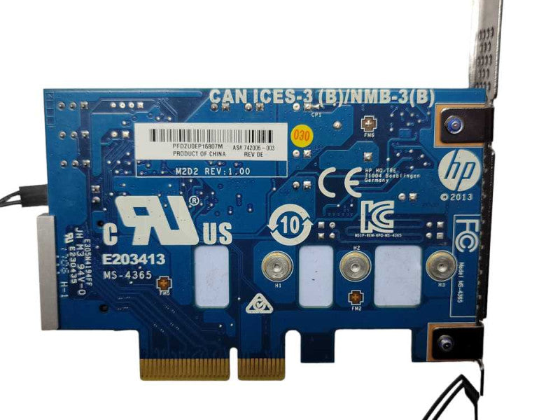 HP SSD M.2 PCIE Z Turbo Drive High Profile No SSD W/ Cable _