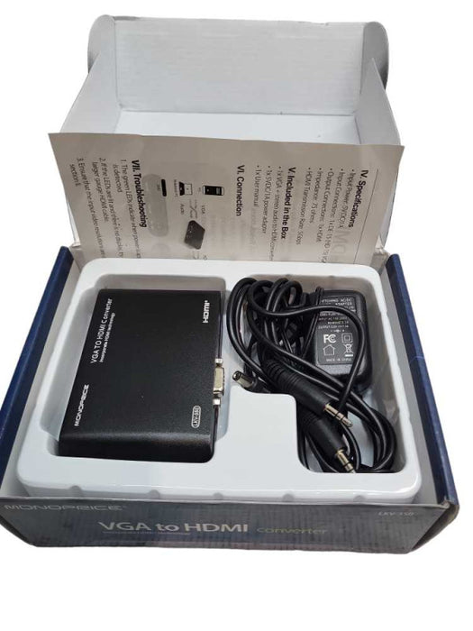 Monoprice VGA to HDMI Convertor &