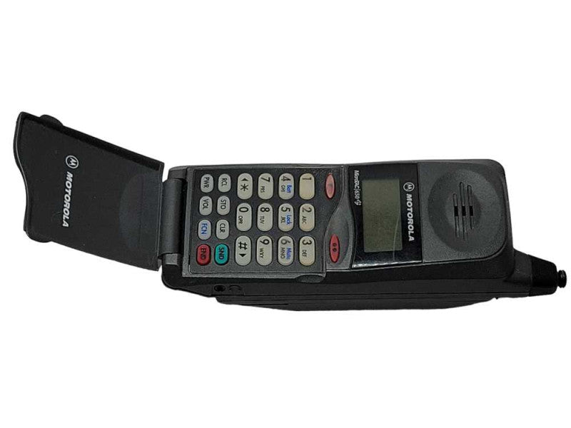 Vintage MOTOROLA Cellular MicroTAC 650 FlipPhone, READ _
