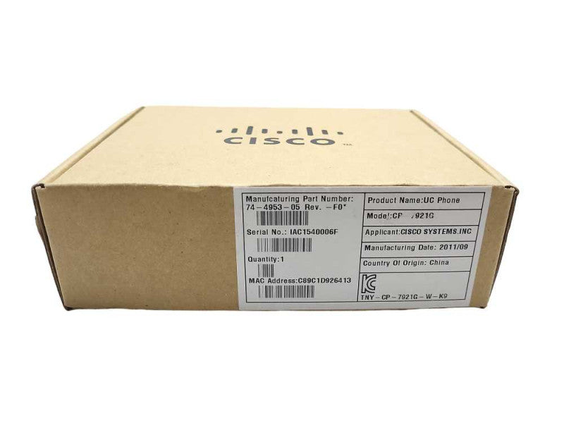Cisco 7921G VoiP Phone CP-7921G Brand New Q$