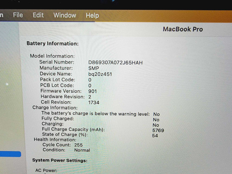 Apple Macbook Pro 2019 15\\" Core i9-9880H @ 2.3GHz 16GB DDR4 1TB SSD Radeon Pro 560X 4GB (