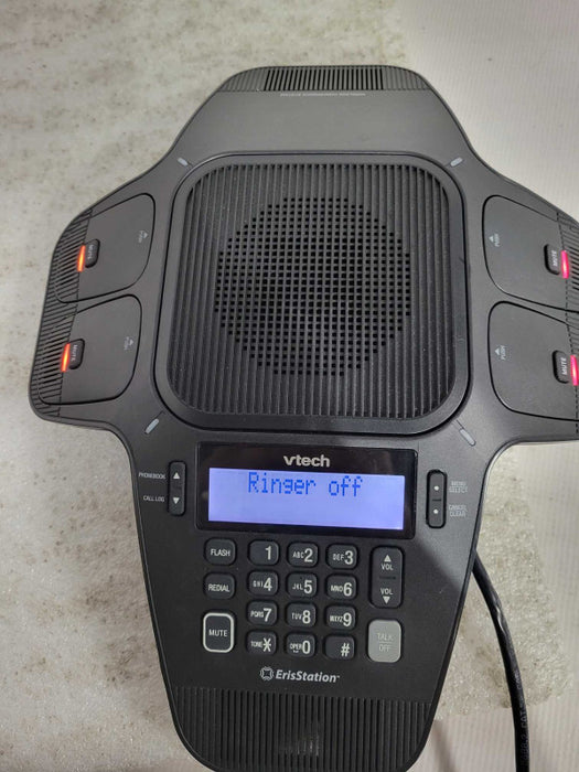 Vtech ErisStation VCS704 Conference Phone w/ 4 Wireless Mics !