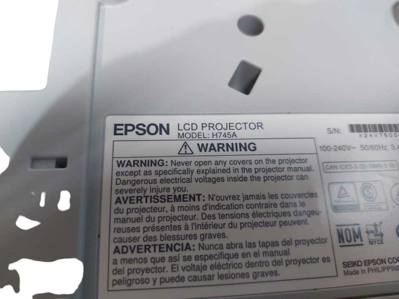 EPSON LCD Projector H745A 778 hours WXGA Ultra Short Throw #