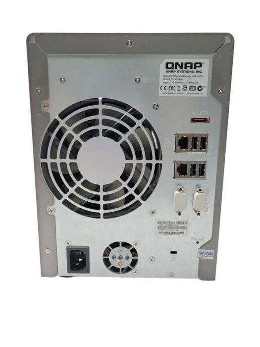 QNAP TS-509 Pro 5-Bay NAS Server with 5x Hard Drives, READ Detail _
