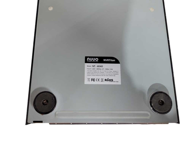 NT-4040 NUUO Titan, Stand-Alone NVR, Network Video Recorder w/ 4x 2TB HDD !