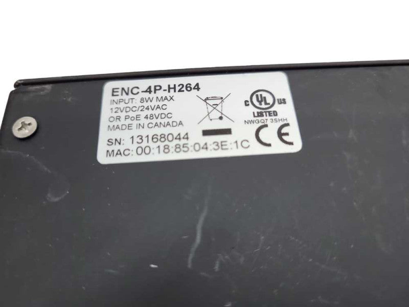 Avigilon ENC-4P-H264 4CH Video Encoder Analog &