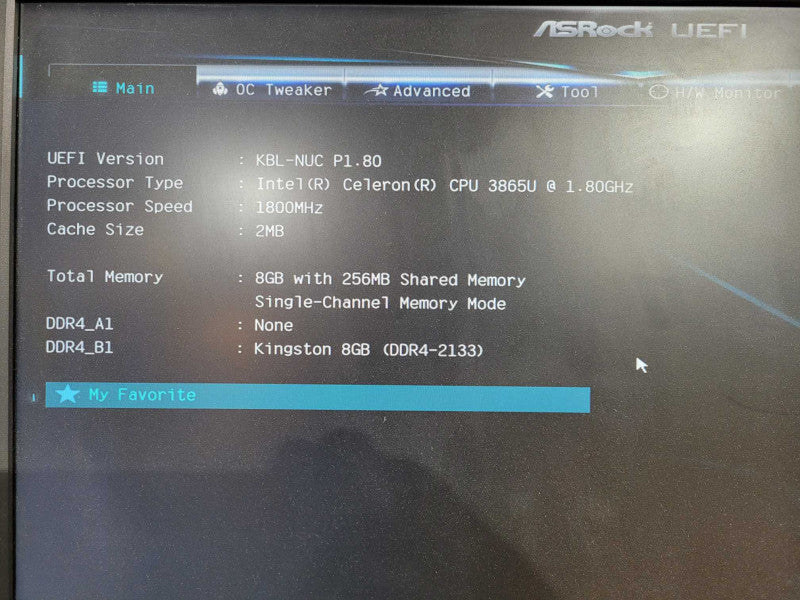 DATTO ALTO 3  MINI PC - Celeron 3865U | 8GB RAM | NO HDD !