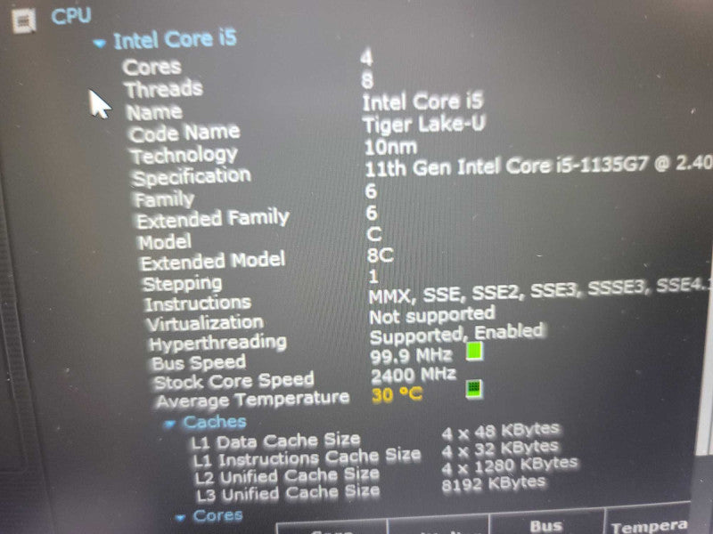 Lenovo ThinkPad T14 i5-1165G7, 16GB DDR4, 256GB m.2  Q