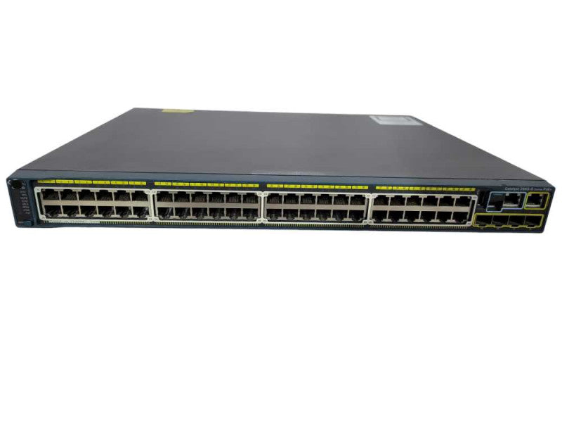 Cisco Catalyst 2960-S 48 Port POE+ Switch WS-C2960S-48LPS-L / fact reset !