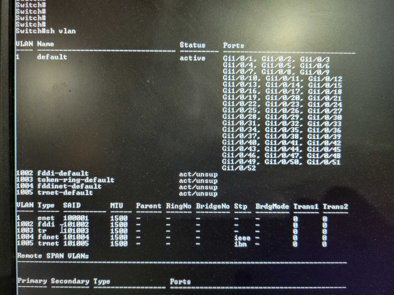 Cisco Catalyst 2960-S 48 Port POE+ Switch WS-C2960S-48LPS-L / fact reset !